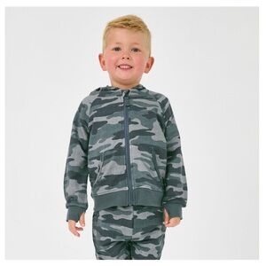 BNWT Little Sleepies Vintage Camo Zip Hoodie